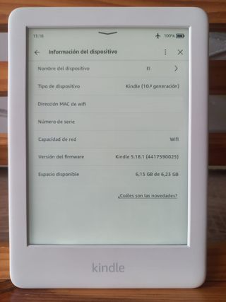 KINDLE 10 GENERACIÓN BLANCO