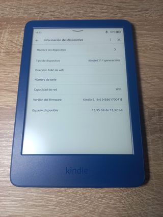 KINDLE 11 16GB + FUNDA