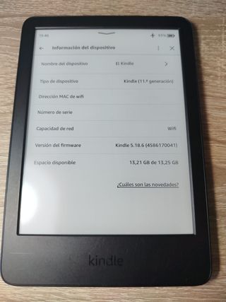 Amazon kindle 11 generación 16GB