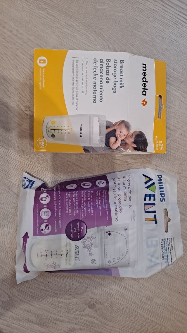 Bolsa congelacion leche materna