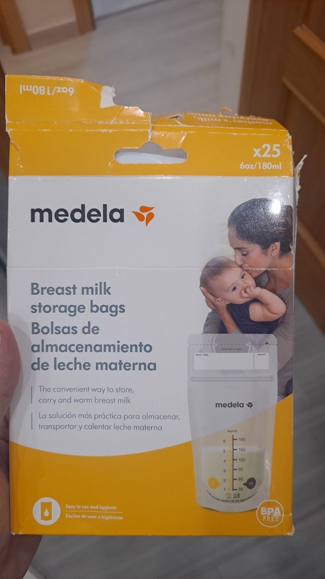 Bolsa congelacion leche materna