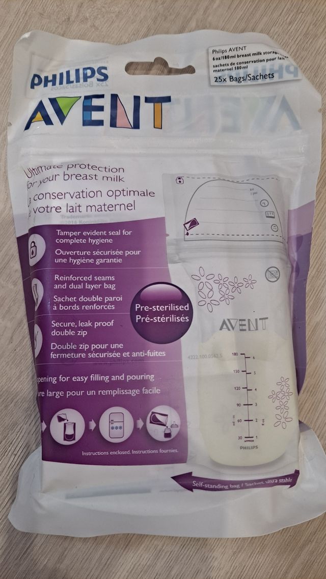 Bolsa congelacion leche materna