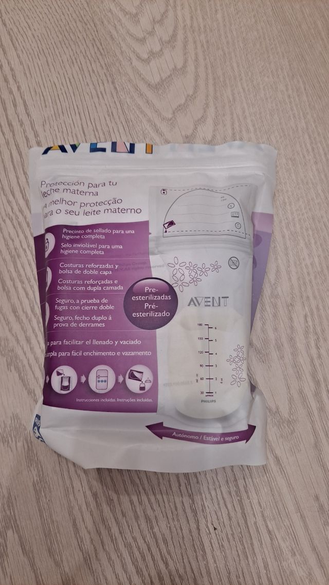 Bolsa congelacion leche materna