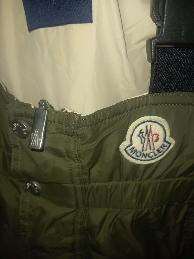 Tuta piumino Moncler bambino 8 anni colore verde