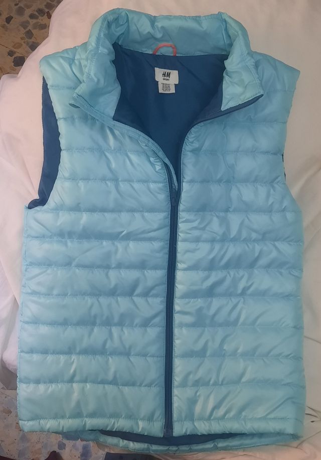 Chaleco acolchado sin manga niña 10 años.