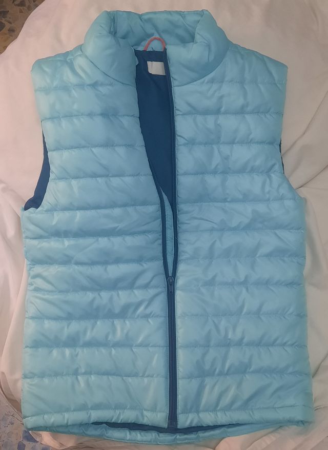 Chaleco acolchado sin manga niña 10 años.