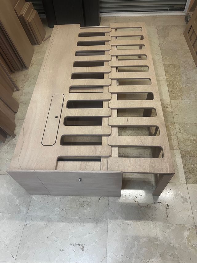 Muebles Camper “Cama Rastrillo” personalizado