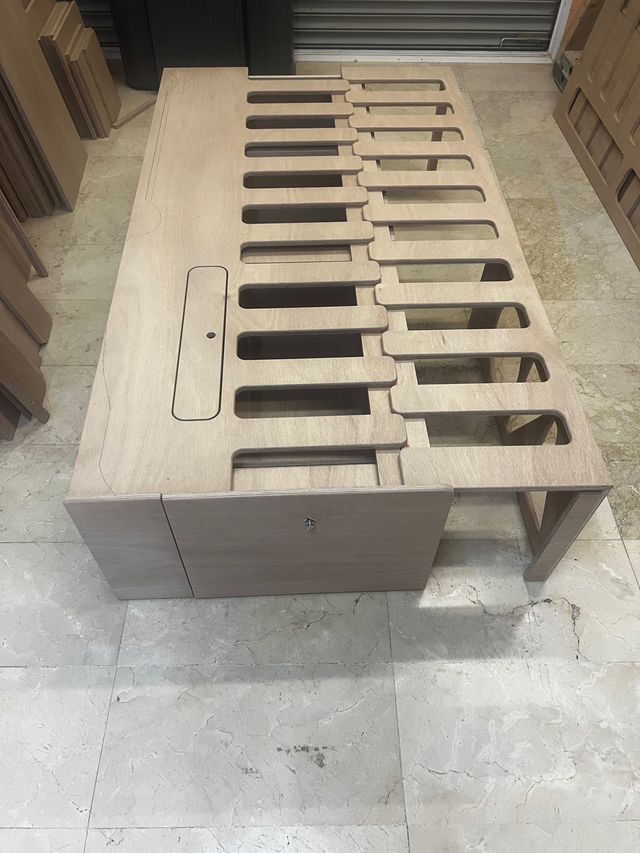 Muebles Camper “Cama Rastrillo” personalizado