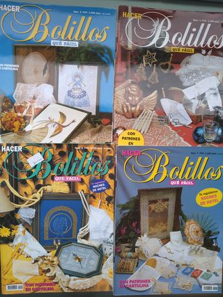 Lote 4 revistas Hacer Bolillos