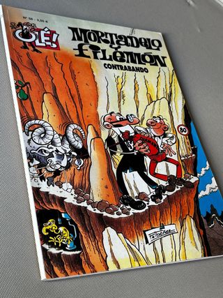 cómic de Mortadelo y Filemón contrabando