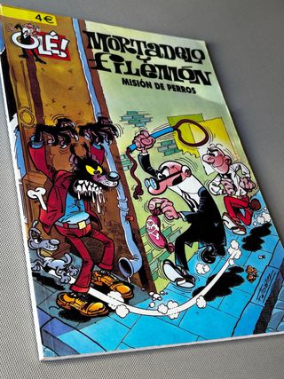 Cómic de Mortadelo y Filemón, misión de perros
