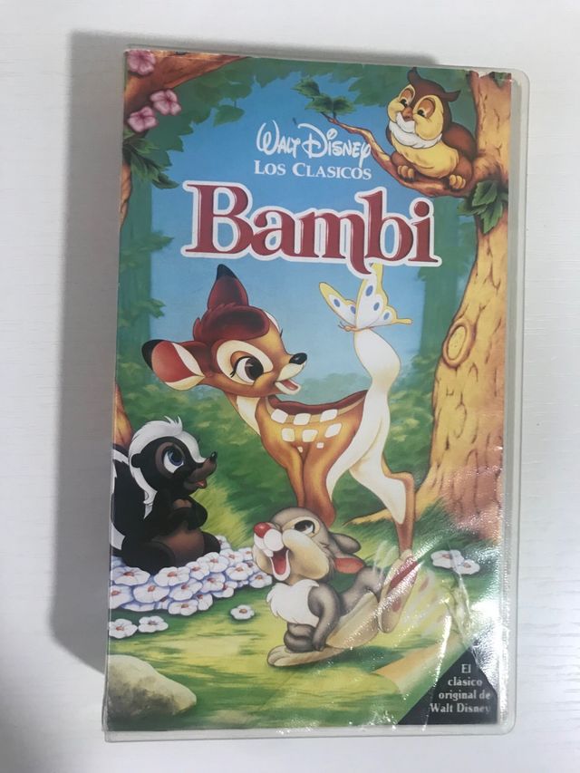 Cinta video VHS Bambi de Disney