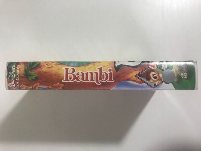 Cinta video VHS Bambi de Disney