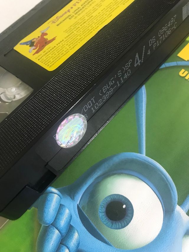 Cinta video VHS Bichos de Disney