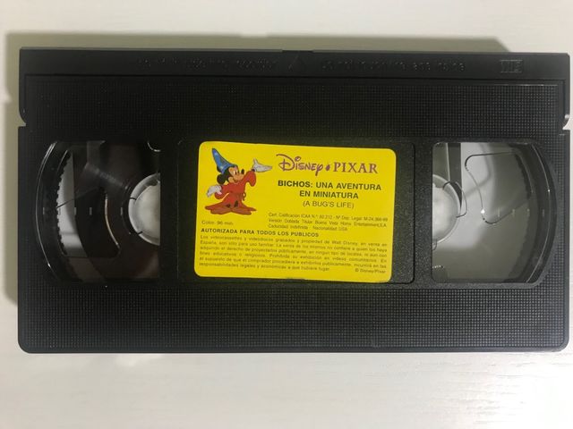 Cinta video VHS Bichos de Disney