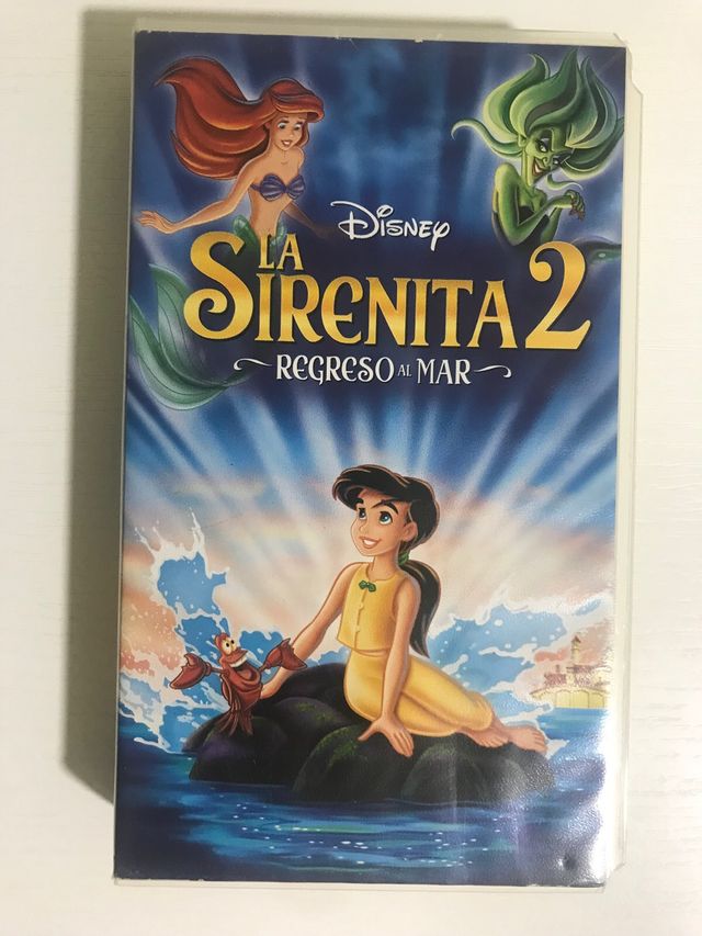 Cinta video VHS La sirenita 2 de Disney