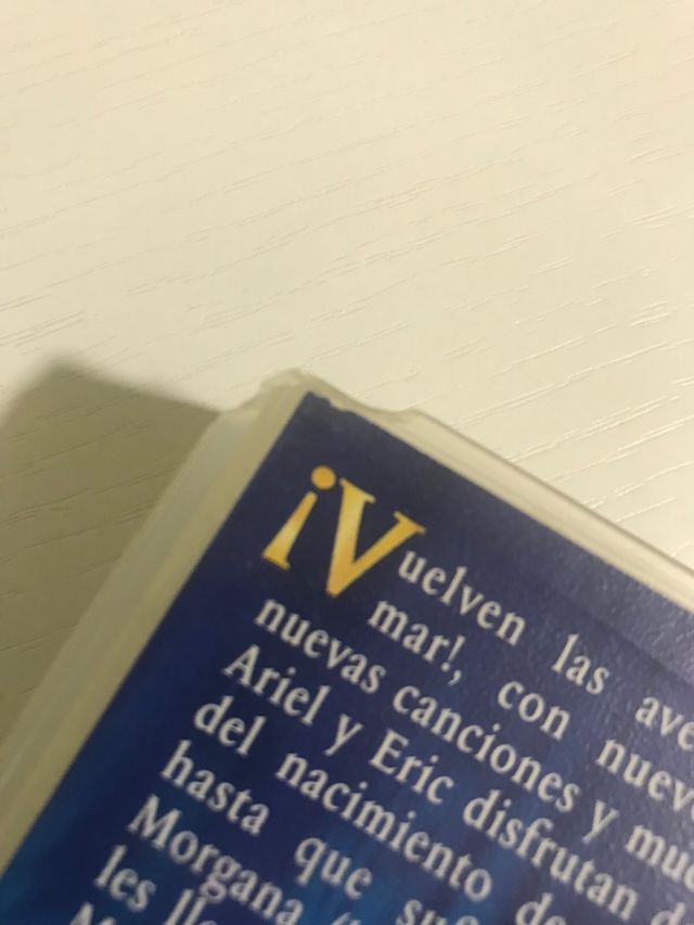 Cinta video VHS La sirenita 2 de Disney