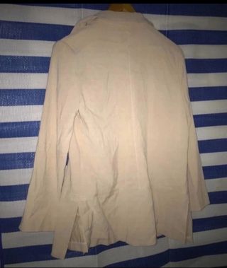 Chaqueta beige antelina 