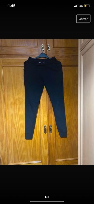 pantalon chandal negro