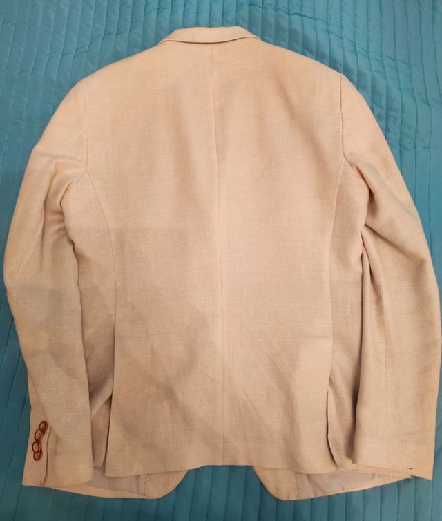 Giacca uomo Zara taglia 50 colore panna