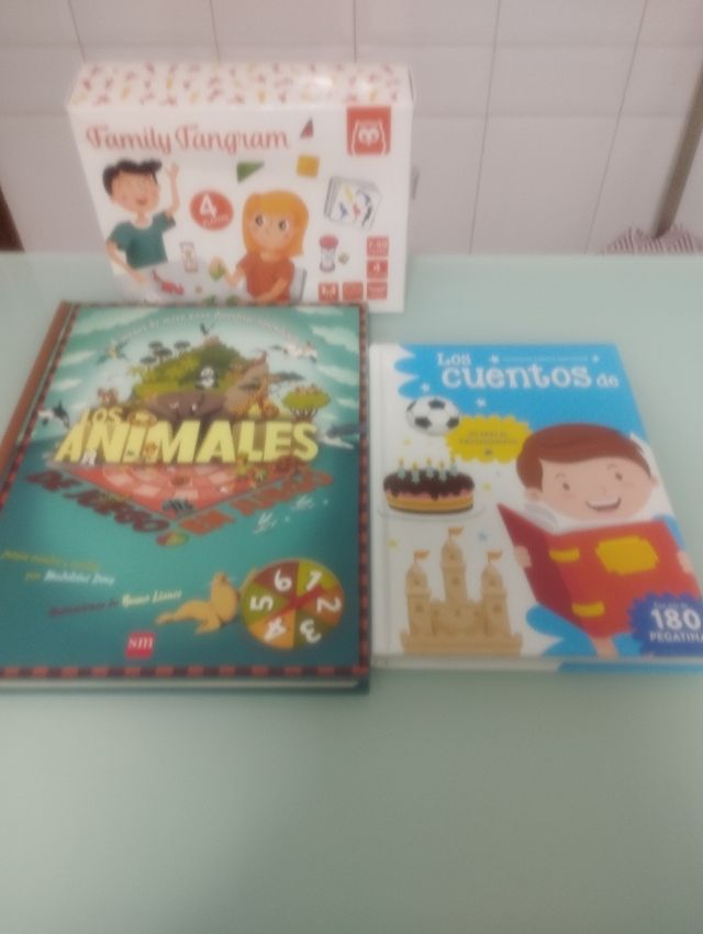 Libros infantiles  y Family Tangram