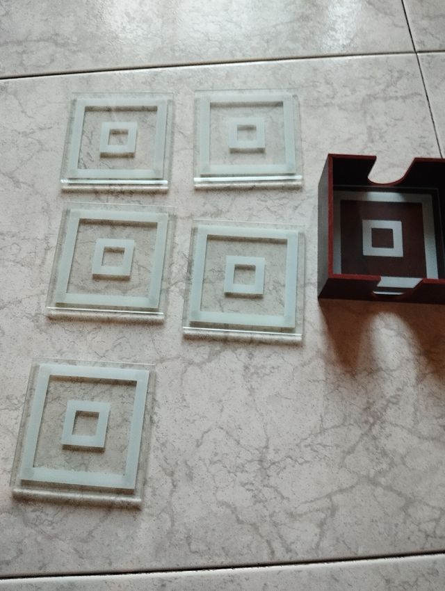 Posavasos de cristal