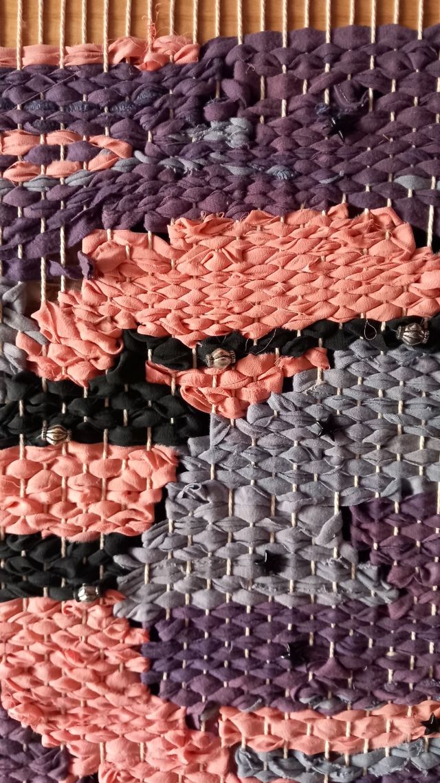 Arazzo tessuto a mano double face