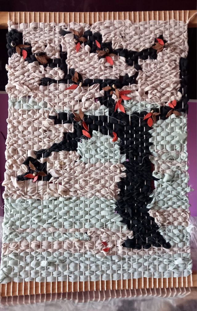 Arazzo tessuto a mano double face