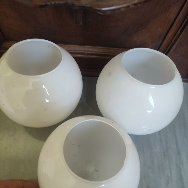 Lotto 3 bocce paralume