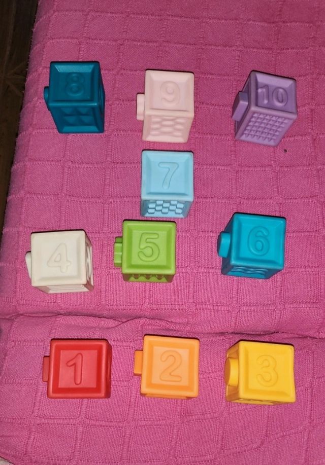 Bloques de goma encajables