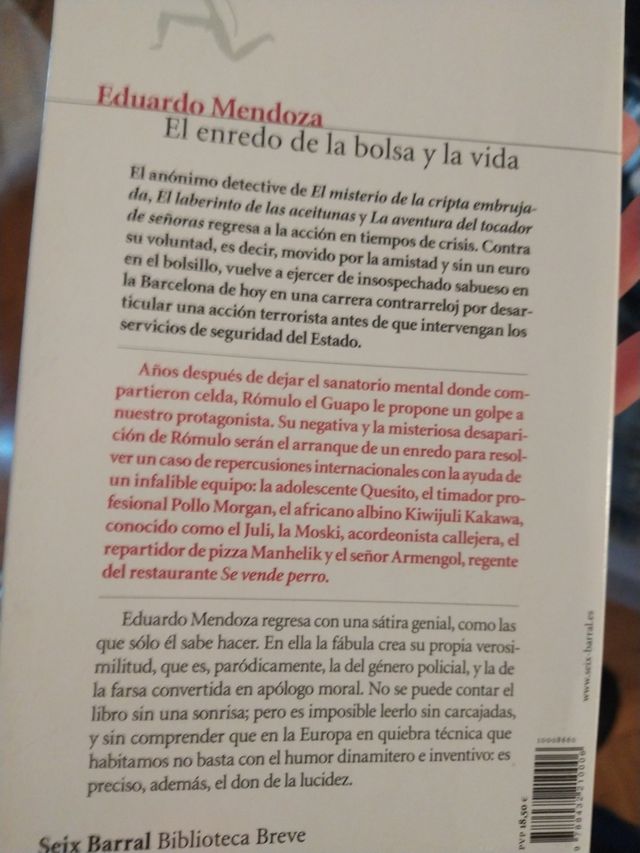 El enredo de la bolsa o la vida