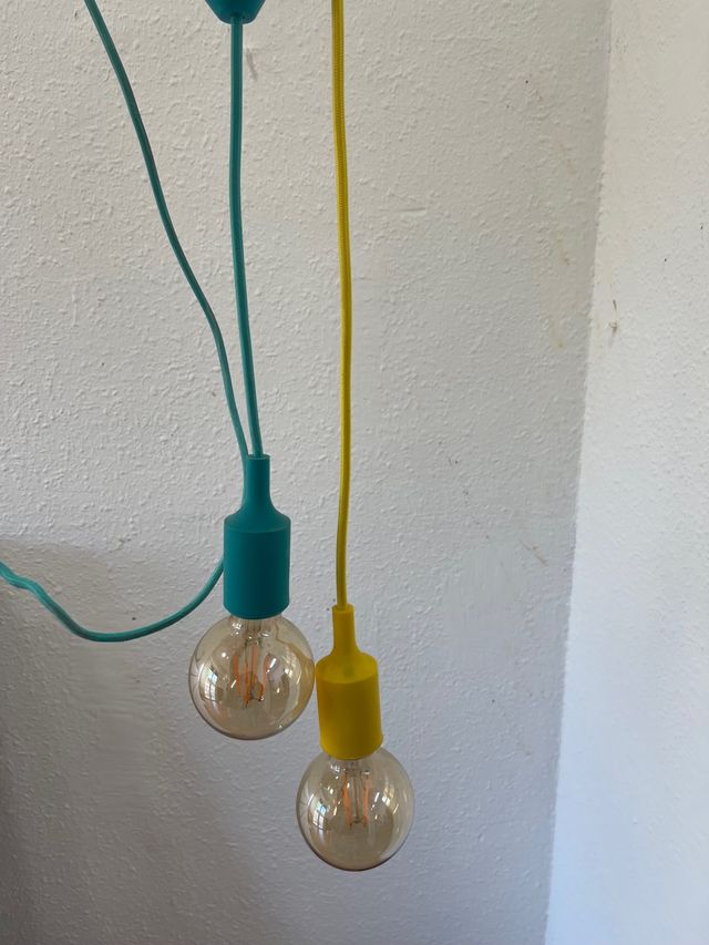 Porta lamparas de colores ( precio sola 13€ c\u)