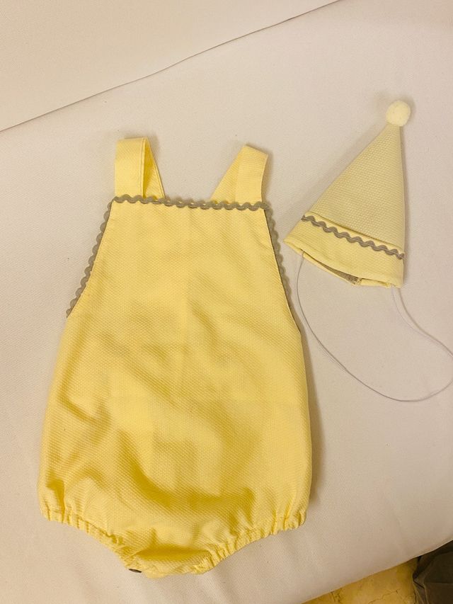 Conjunto peto cumple Smash cake