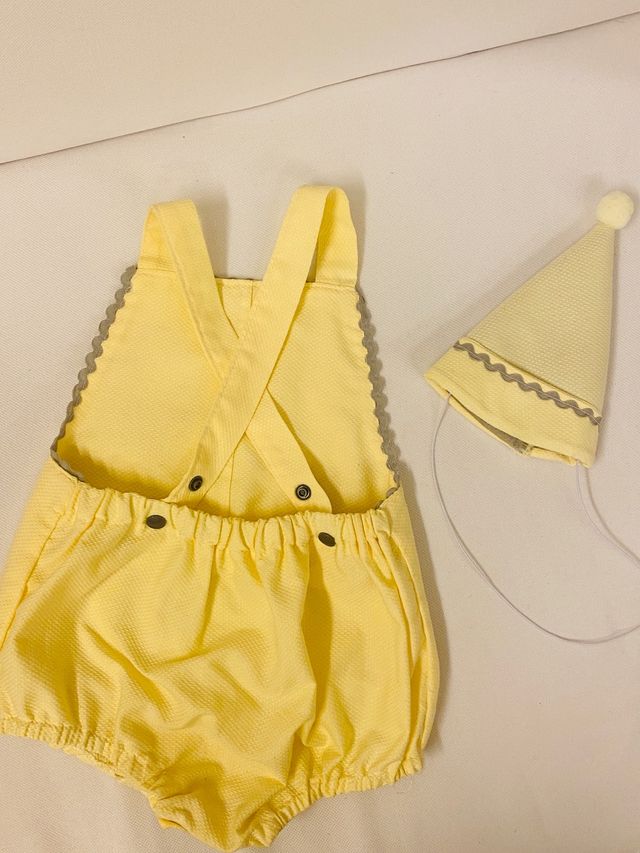 Conjunto peto cumple Smash cake