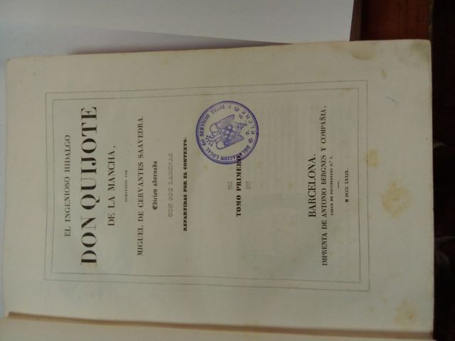 2tomos ingenioso hidalgo Don Quijote