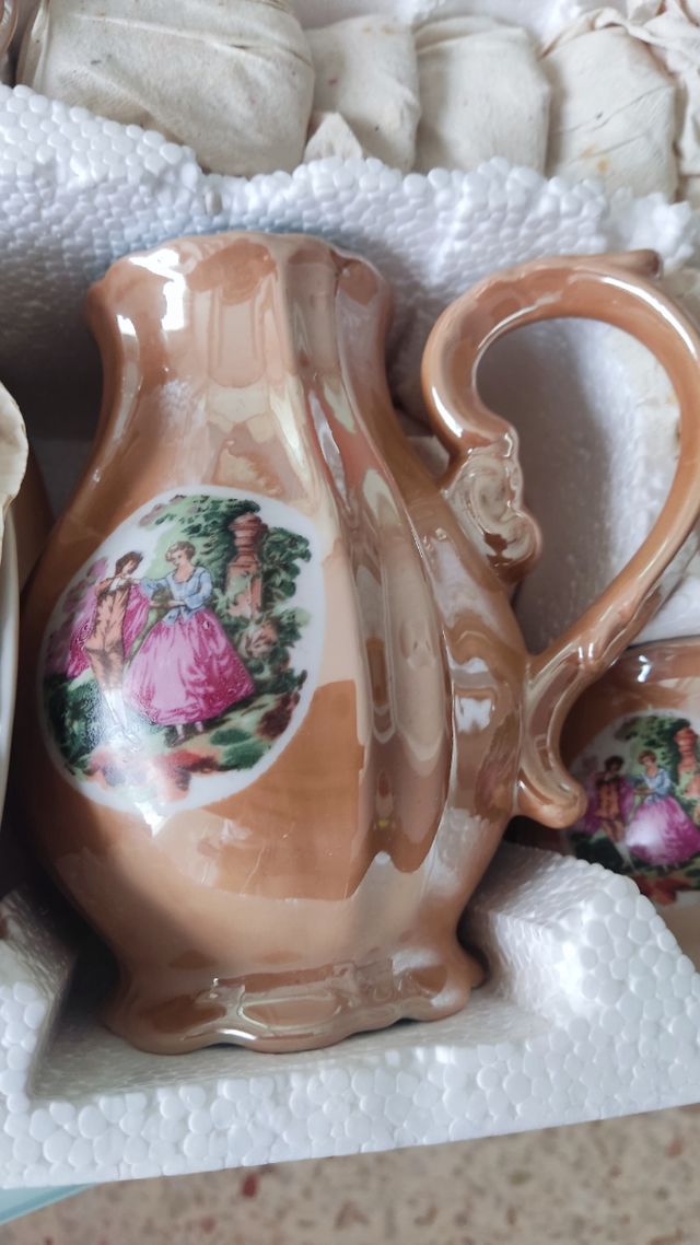 Conjunto café de porcelana