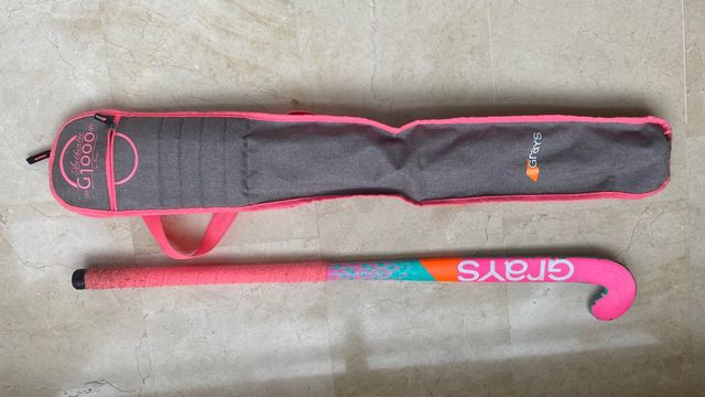 bastão de hóquei com capa