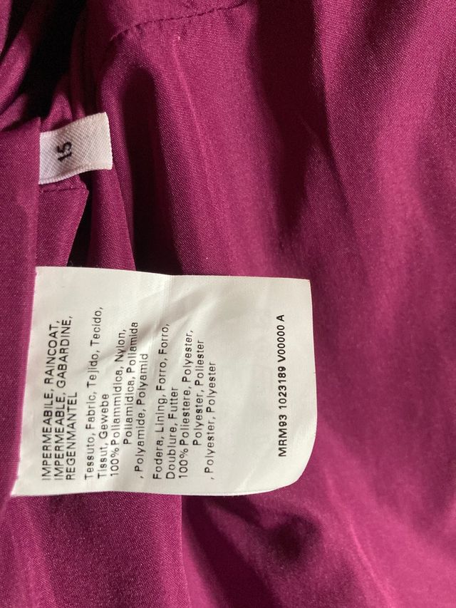 Intrend: Giacca impermeabile mod trench prugna