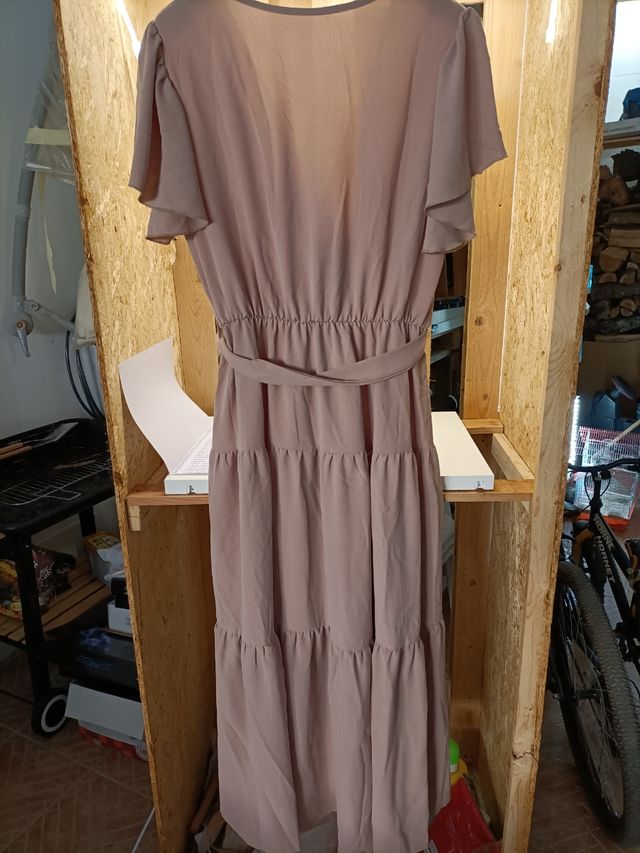 Abito lungo Donna, Shein, taglia XL, beige