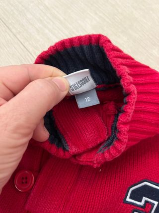 Jersey rojo lana 