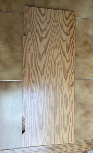balda/estante de 95cm. color haya grosor 2,5 cm