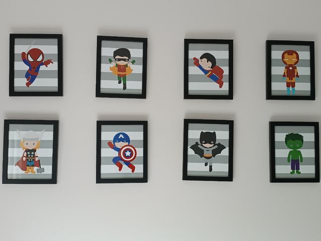 LÁMINAS DE SUPERHÉROES INFANTILES