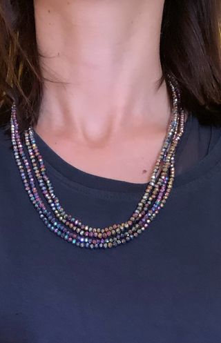 2 Collana elastiche multicolor