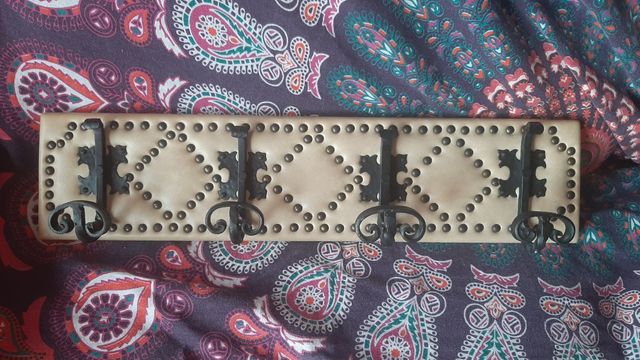 Percha vintage tapizada