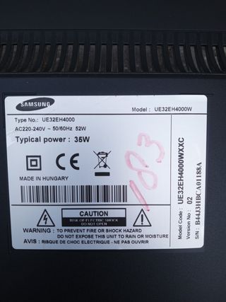 Vendo tiras dé LED TV Samsung 32"