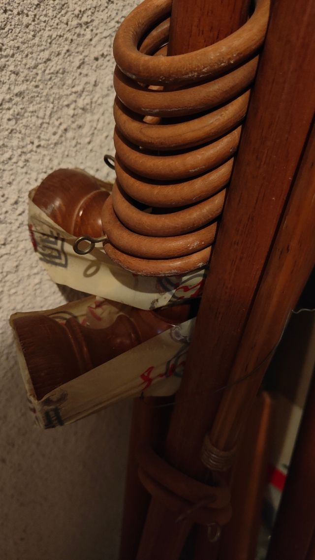 Barras cortinas madera