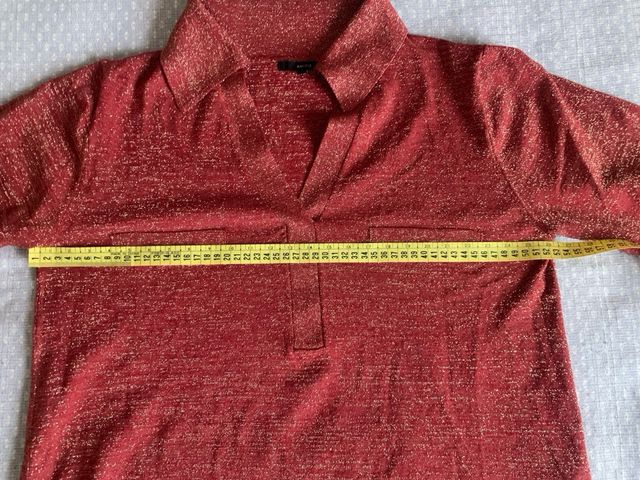 Jersey Nuevo coral brillo Amitié. Regalo bolso.