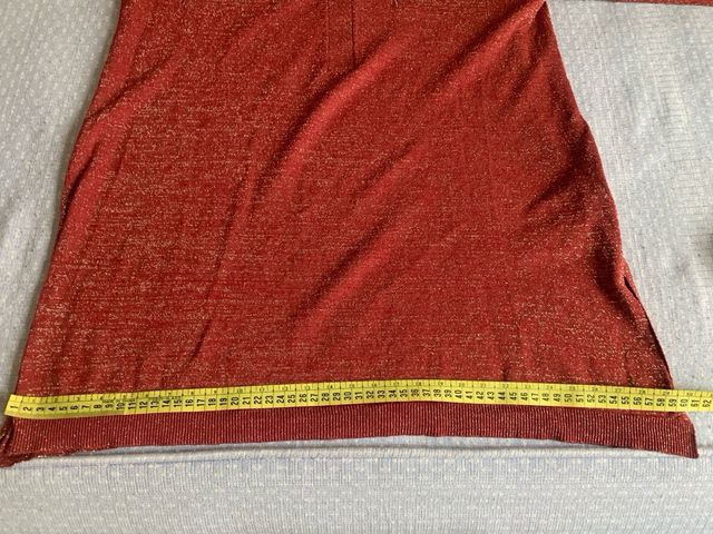 Jersey Nuevo coral brillo Amitié. Regalo bolso.