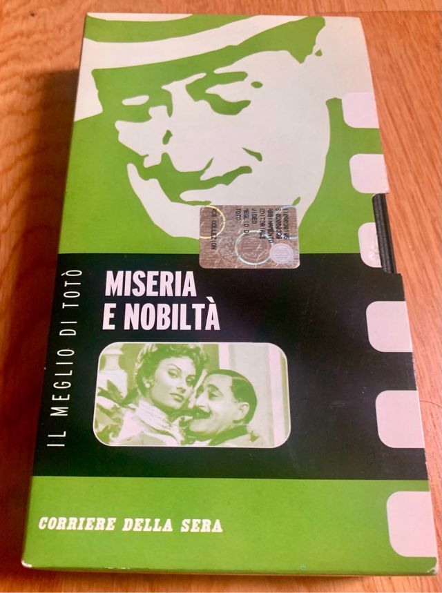 vhs 📼 - Miseria e nobiltà - Totò
