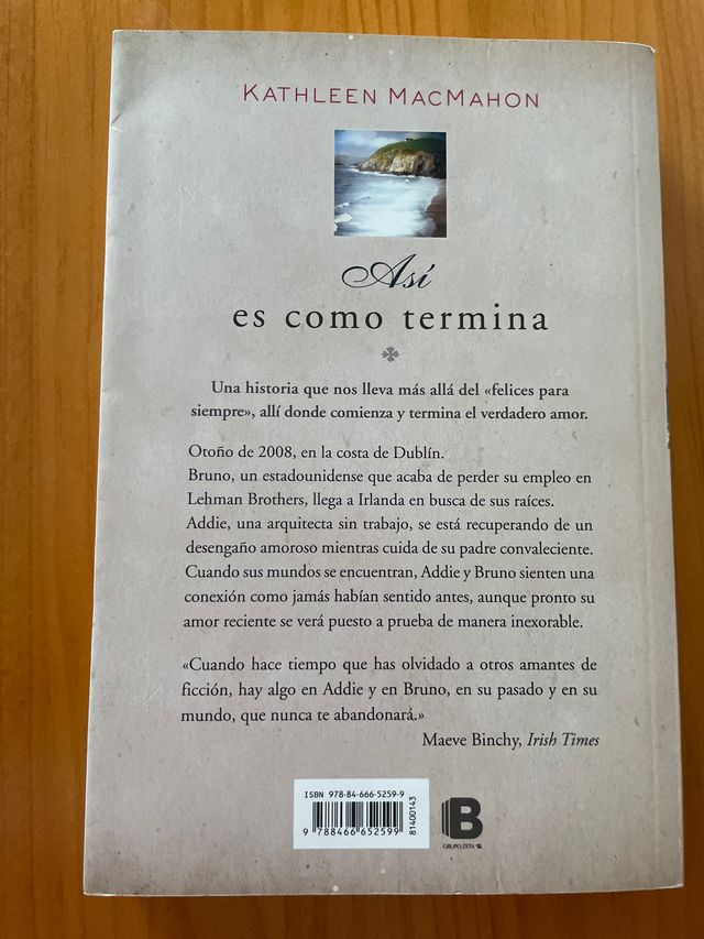 Así es como termina. Kathleen MacMahon